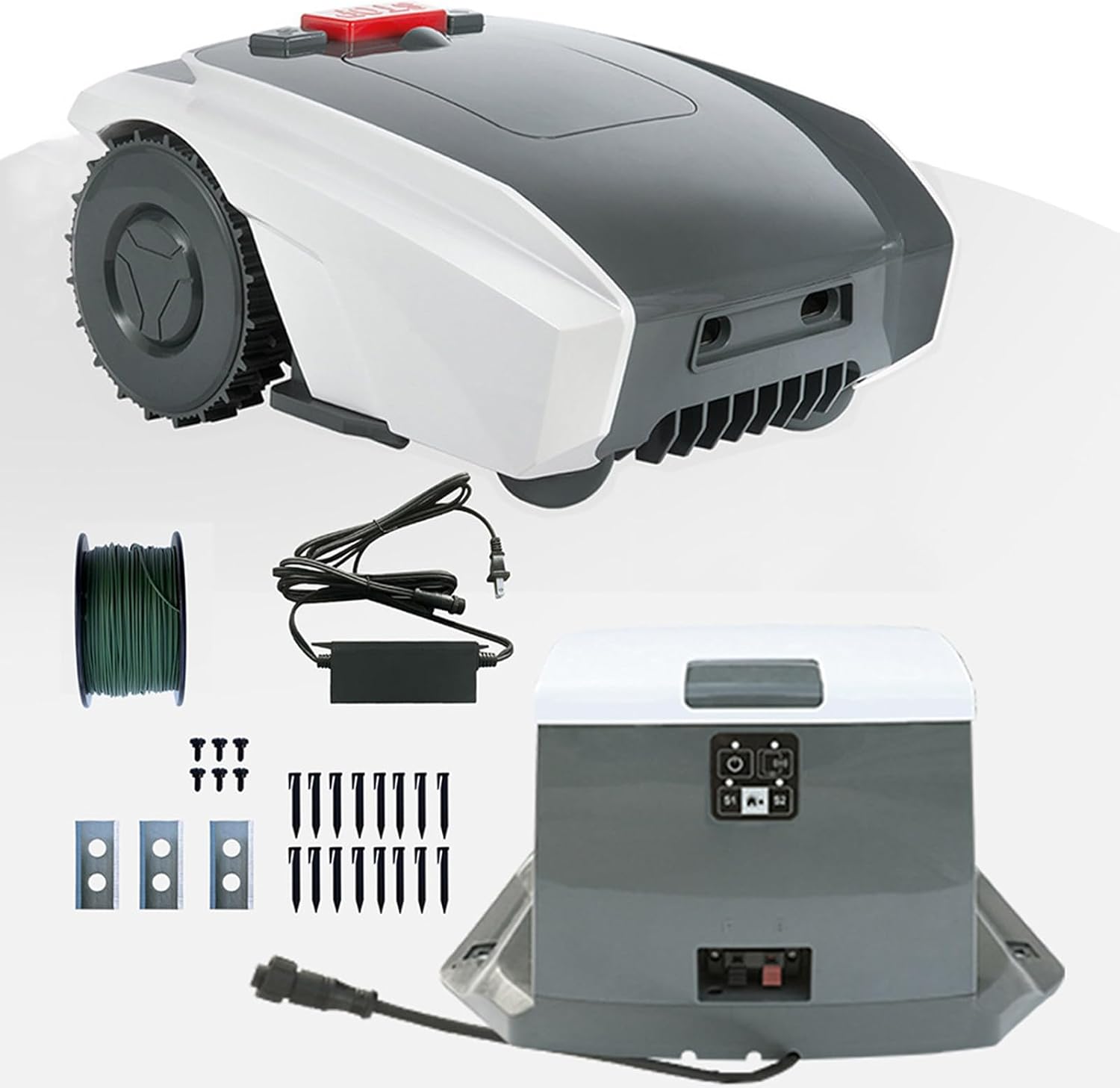 Automatic Robot Lawn Mower with GPS Navigation - Mows Up to 2/3 Acre, 29000 Sq.Ft, APP Control, Schedule, Anti-Theft, Self-Charging, Re-Cutting Capability