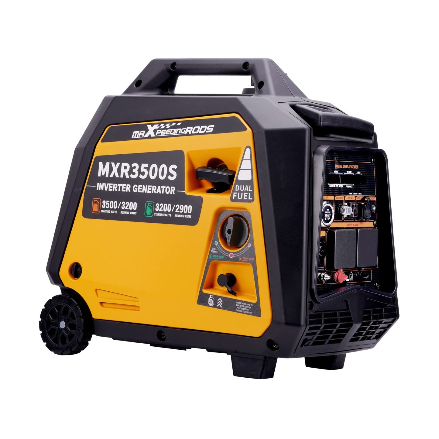 maXpeedingrods 3300W Portable Inverter Generator Petrol Silent Pure Sine Wave Generator for Camping, RV Travel, Home, or Jobsites