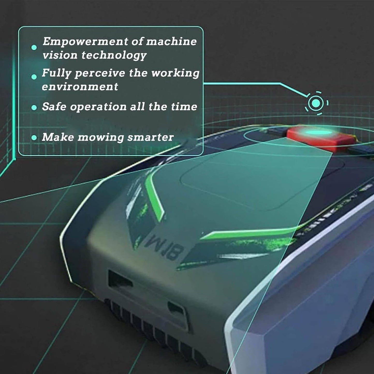Automatic Robot Lawn Mower with GPS Navigation - Mows Up to 2/3 Acre, 29000 Sq.Ft, APP Control, Schedule, Anti-Theft, Self-Charging, Re-Cutting Capability